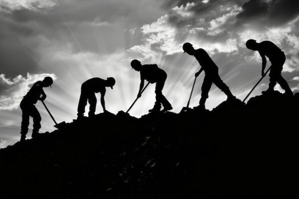 monochrome-scene-depicting-life-workers-construction-industry-site